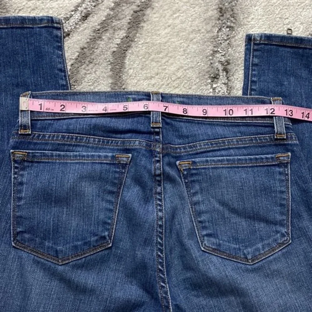 J BRAND Jeans Antigua Cropped Jeans Size 26 Zipper Back Summer Y2K Capri
